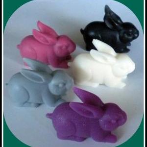 Soap - Bunny Soaps - Set Of 3 - Animal - Rabbit -..