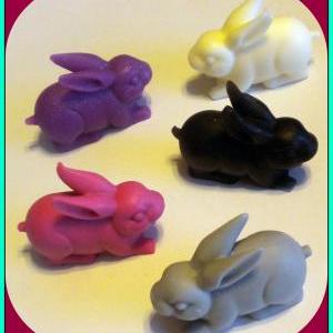 Soap - Bunny Soaps - Set Of 3 - Animal - Rabbit -..