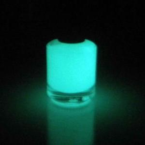 Glow-in-the-dark Nail Polish Top Coat - Aqua -..