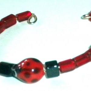 Ladybug Bracelet For Infant/baby - Baby Shower -..