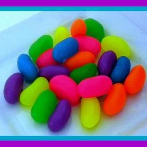 Soap - Jelly Beans - Candy Soap - Set Of 24 - Neon..