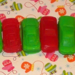 Soap - Mini Race Cars - 10 Soaps - Christmas Kids..