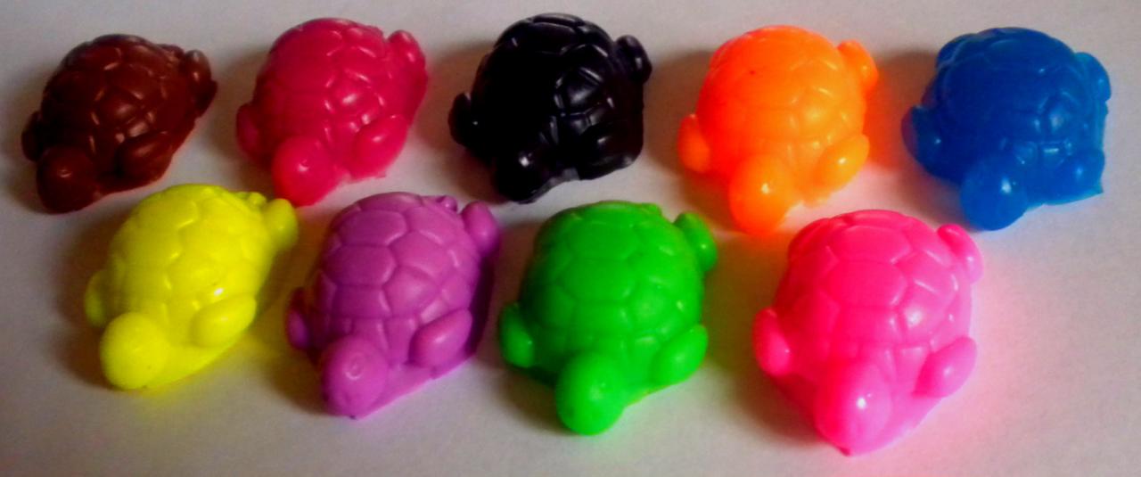 Soap - Turtles - Baby Turtles - 10 Soaps - Party Favors, Birthdays - Soap For Kids - Mini Soap Favors