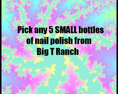 Pick Any 5 Small Size Bottles Nail Polish - Custom Blended Glitter Color Changing Nail Polish Lacquer - 8ml Small Sized Bottle