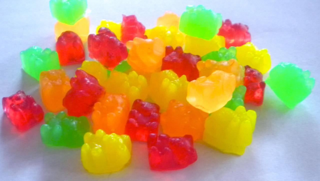 Soap - Gummy Bears Candy - 45 Mini Soaps - Soap For Kids - Party Favors - Birthdays