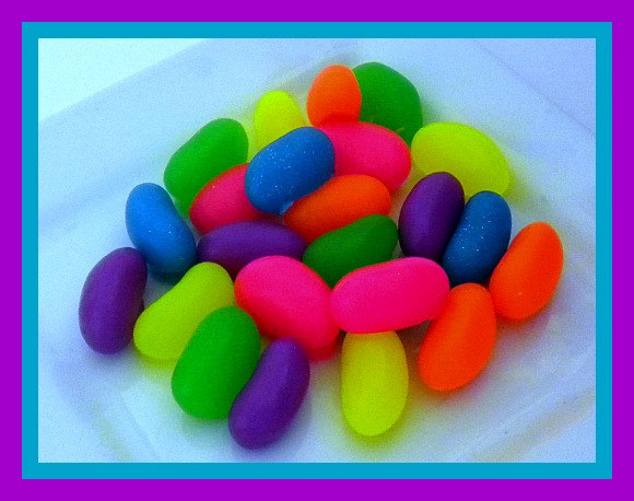 Soap - Jelly Beans - Candy Soap - Set Of 24 - Neon Colors