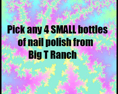Pick Any 4 Small Size Bottles Nail Polish - Custom Blended Glitter Color Changing Nail Polish Lacquer - 8ml Small Sized Bottle