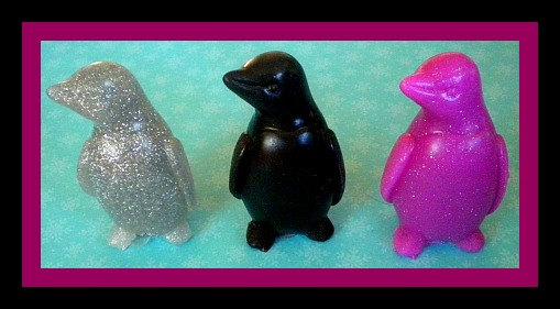 Soap - Penguins - Set Of 2 - Animal Soap - 3d - Party Favors