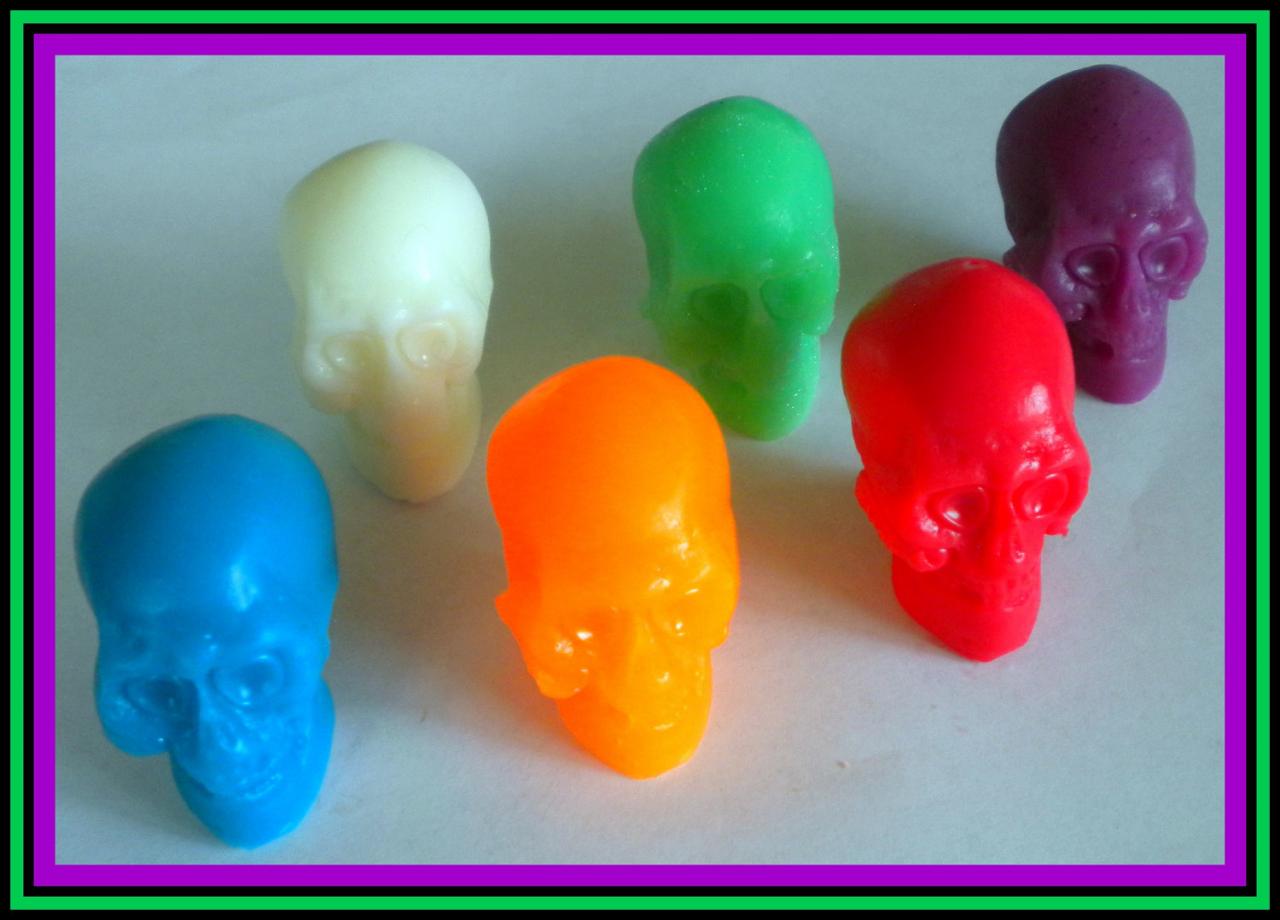 Soap - Skulls - Halloween - Party Favors - Soap For Kids - Skeleton - 3-d - 5 Soaps