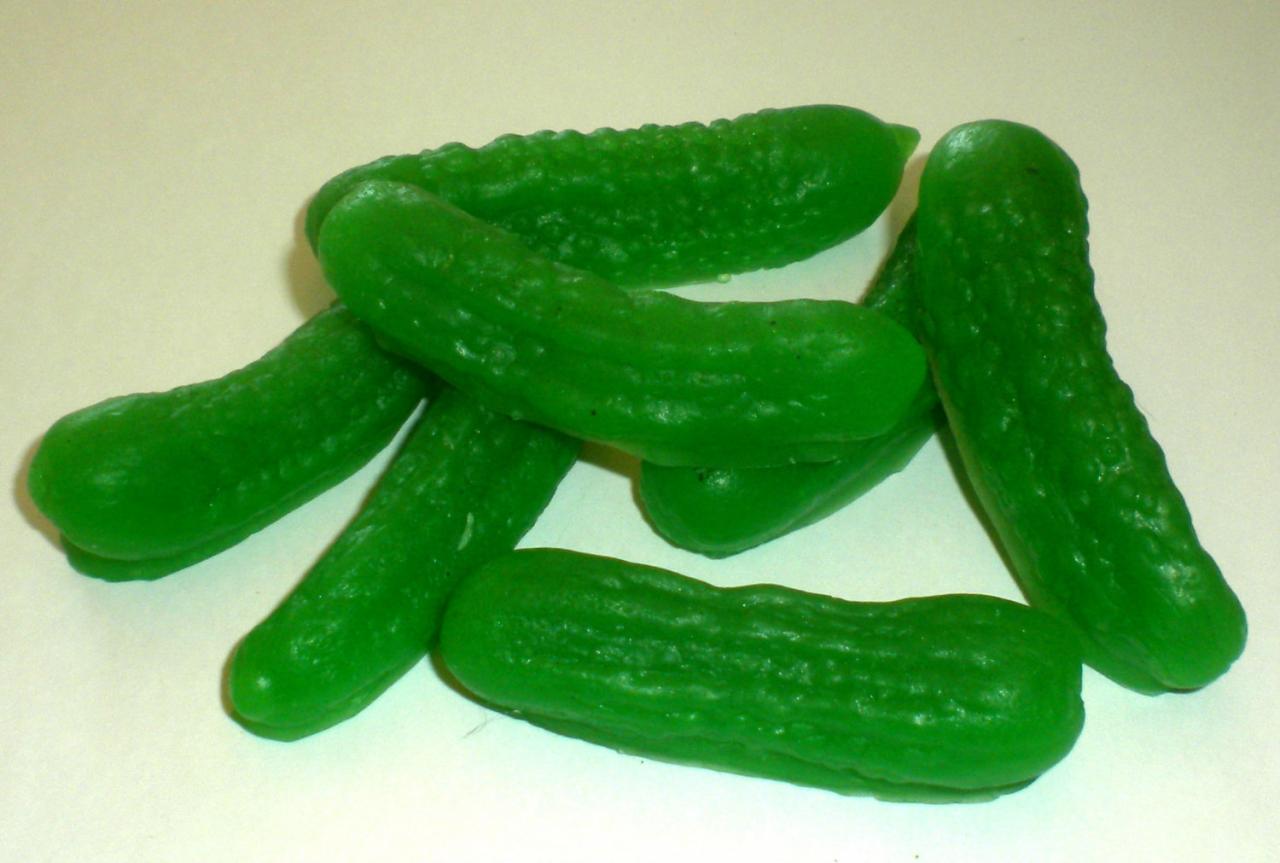 Soap - Pickle - Pickle Soap - 8 Soaps - Dill Pickle Scented - - Baby Showers - Party Favors - Birthdays
