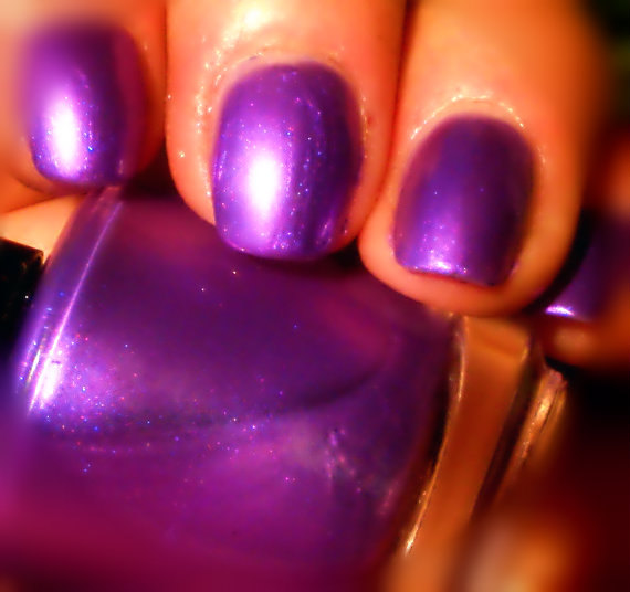 Nail Polish - "purple Lotus Blossom" - Purple Pearl Hand Blended Nail Polish/lacquer - Regular Full Sized Bottle (15 Ml Size)