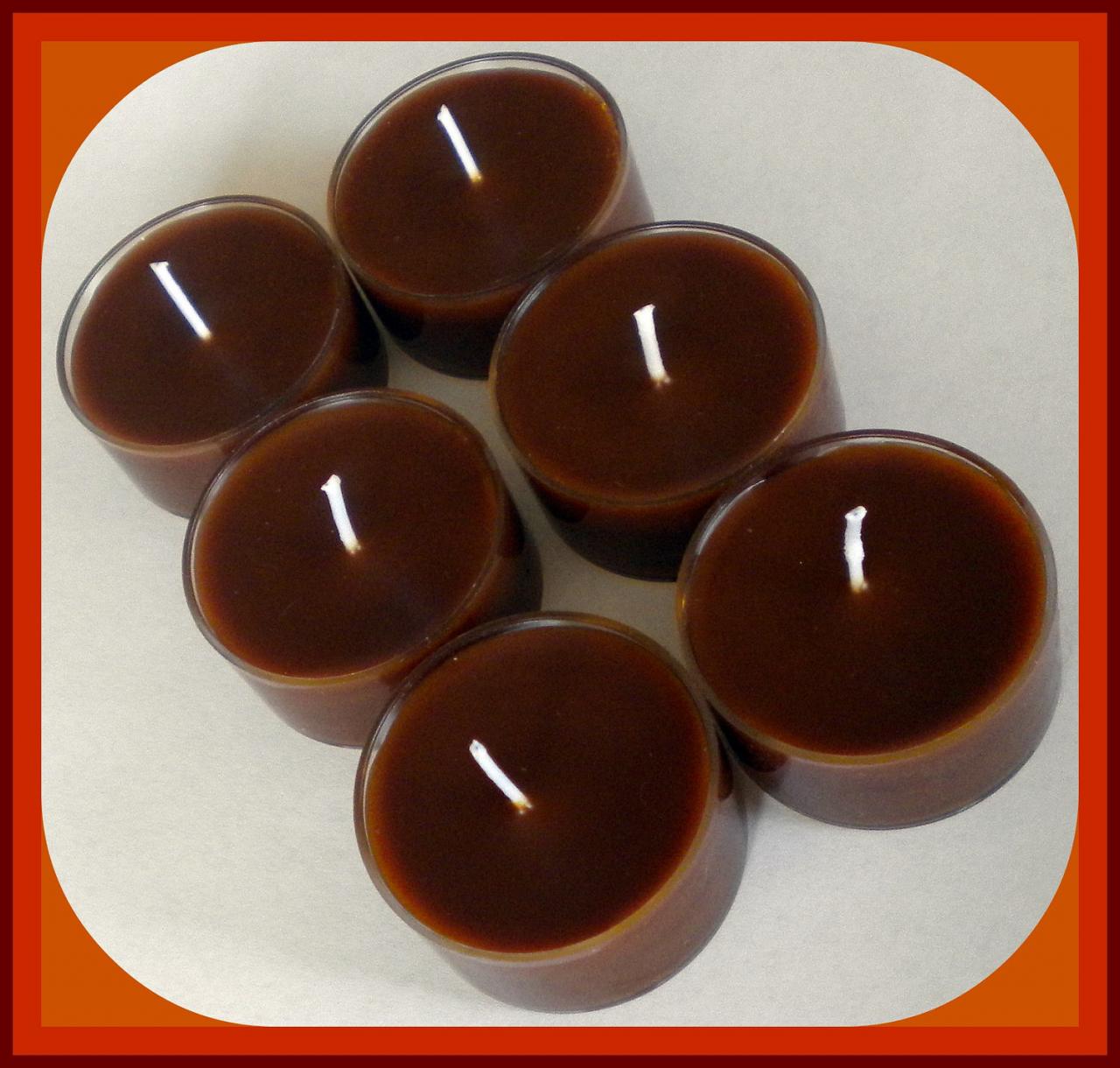 Tealight Candles - Set Of 6 - Gingerbread And Spice