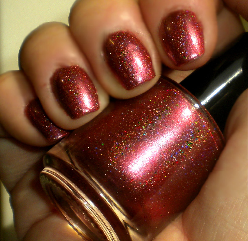 Spectraflair Nail Polish "sonora" Holographic Hand Blended