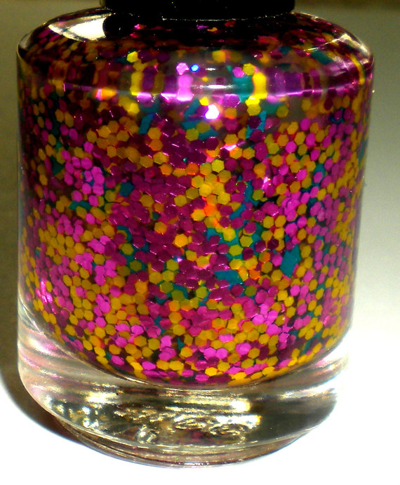 Nail Polish - Secret Garden - Spring Collection - Glitter Nail Polish - 0.5 Oz Full Sized Bottle