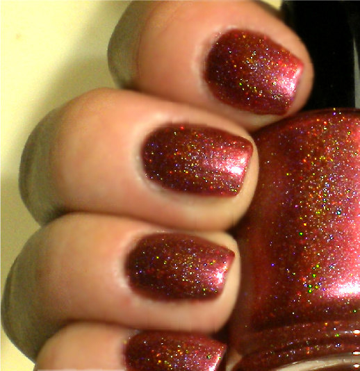 Spectraflair Nail Polish "sonora" Holographic Hand Blended
